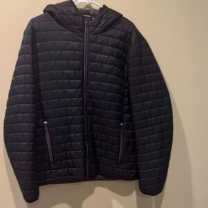 Tommy Hilfiger Black Quilted Puffer Jacket